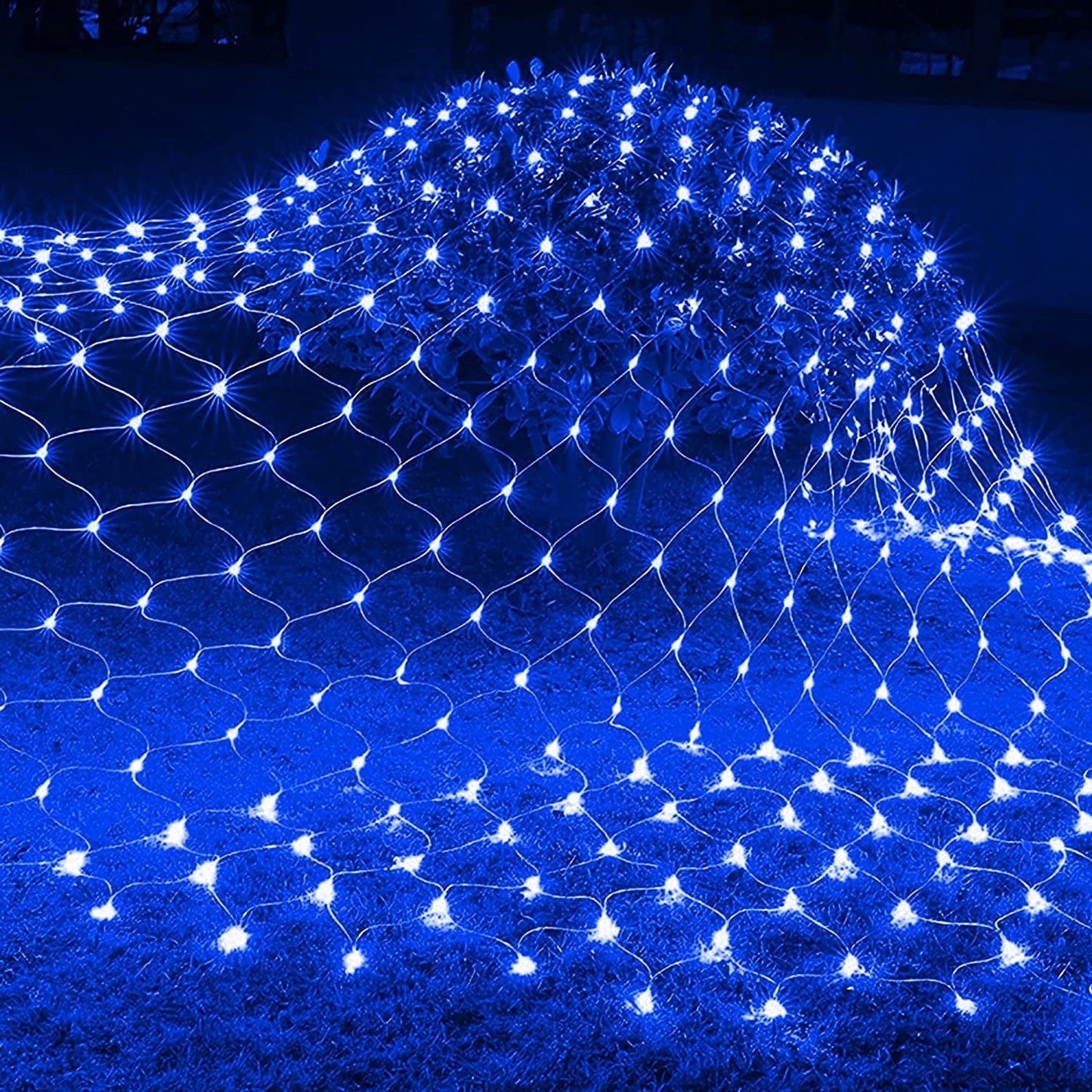 Christmas Lights, LED Christmas Net Lights Outdoor, Waterproof Christmas Net Lights, 192 LED 9.8 FT X 6.6 FT 8 Modes Plug In, Decor for Bushes Garden Party Xmas Tree