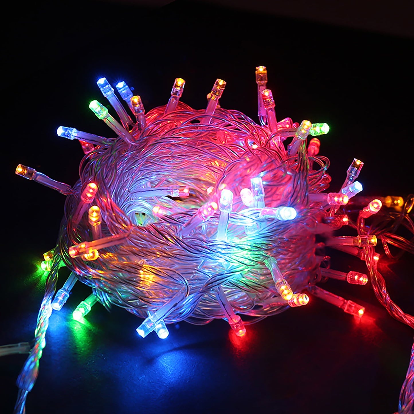 220 LED Christmas Lights, 72Ft Connectable Blue Fairy String Lights with Clear Wire, 8 Lighting Modes, Plug-In Twinkle Lights for Indoor/Outdoor Christmas Tree, Bedroom & Wedding Decor