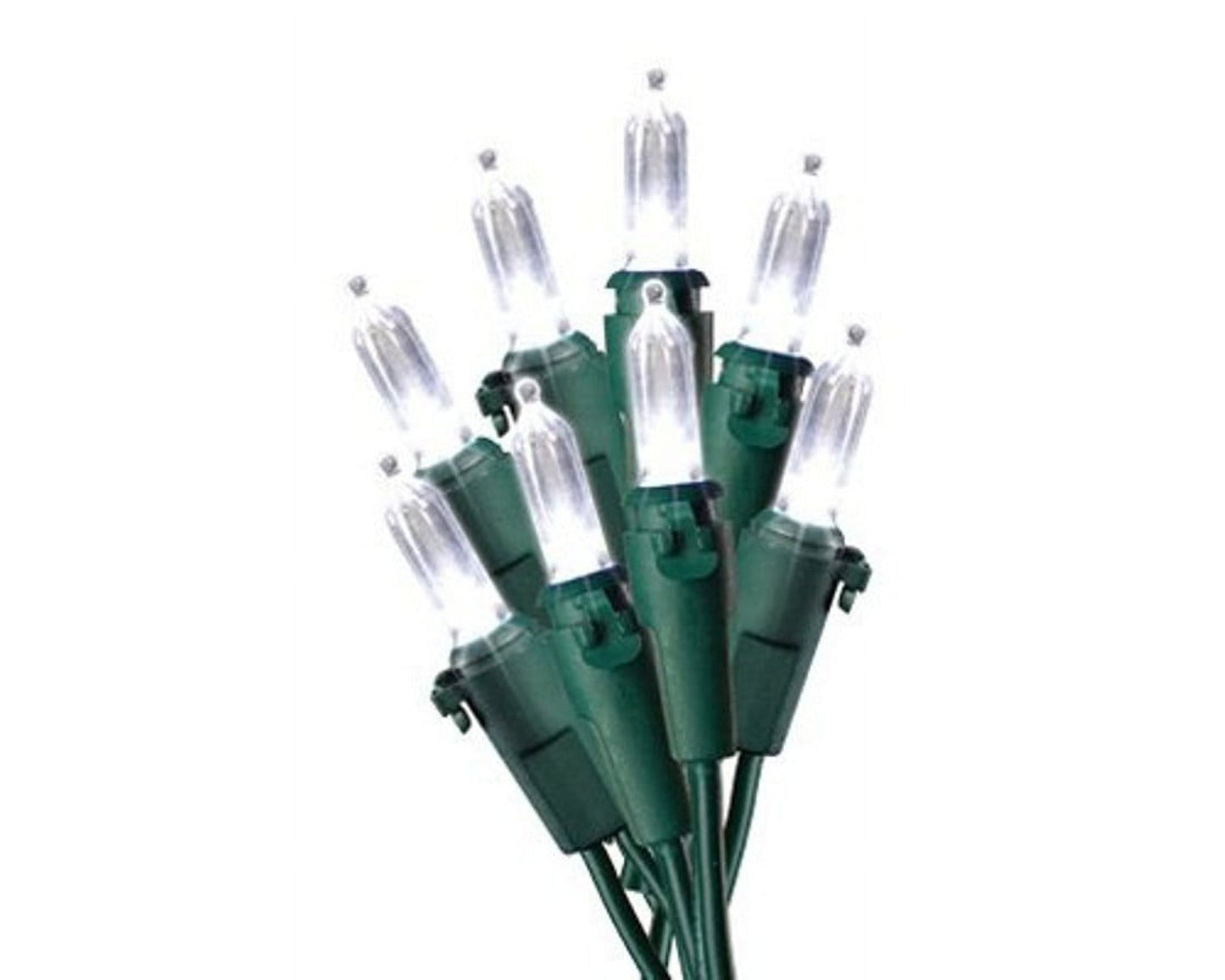 40842-88A Christmas LED 100-Light Set, Mini, Cool White - Quantity 1
