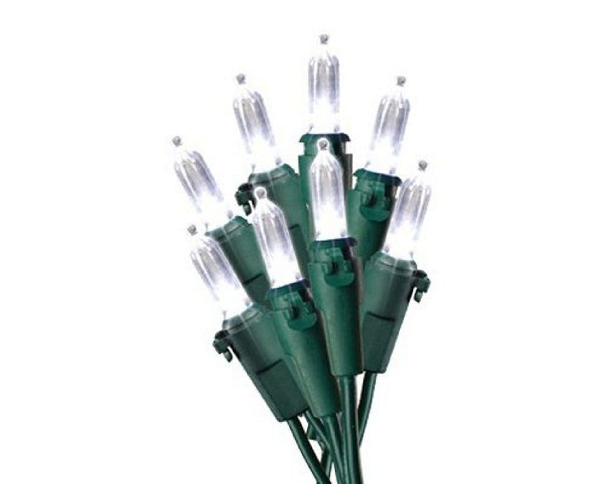 40842-88A Christmas LED 100-Light Set, Mini, Cool White - Quantity 1