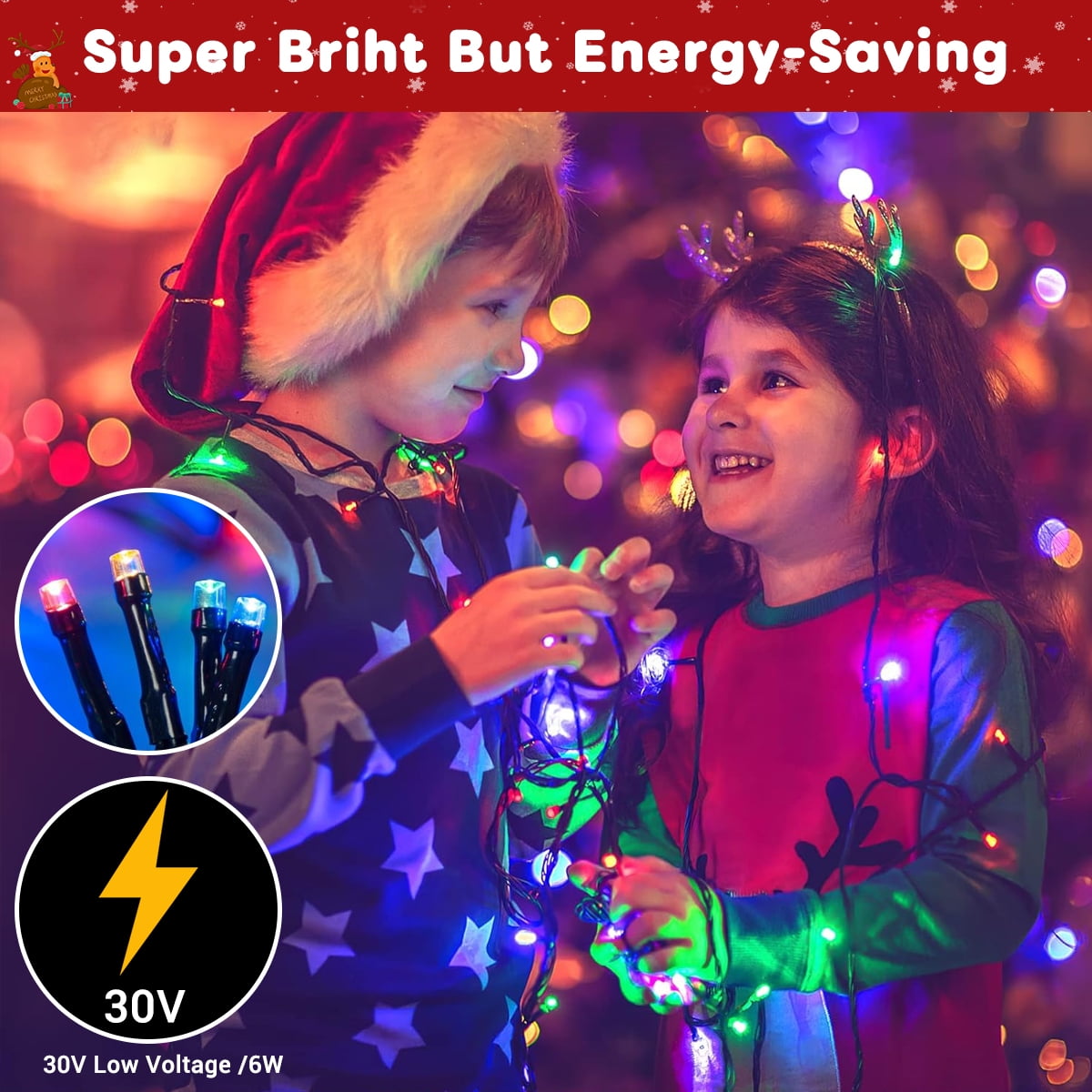 164Ft Christmas String Lights 2000LED, 8 Modes Outdoor Waterproof Christmas Tree Lights Plug in for Holiday Wedding Party Home Decor