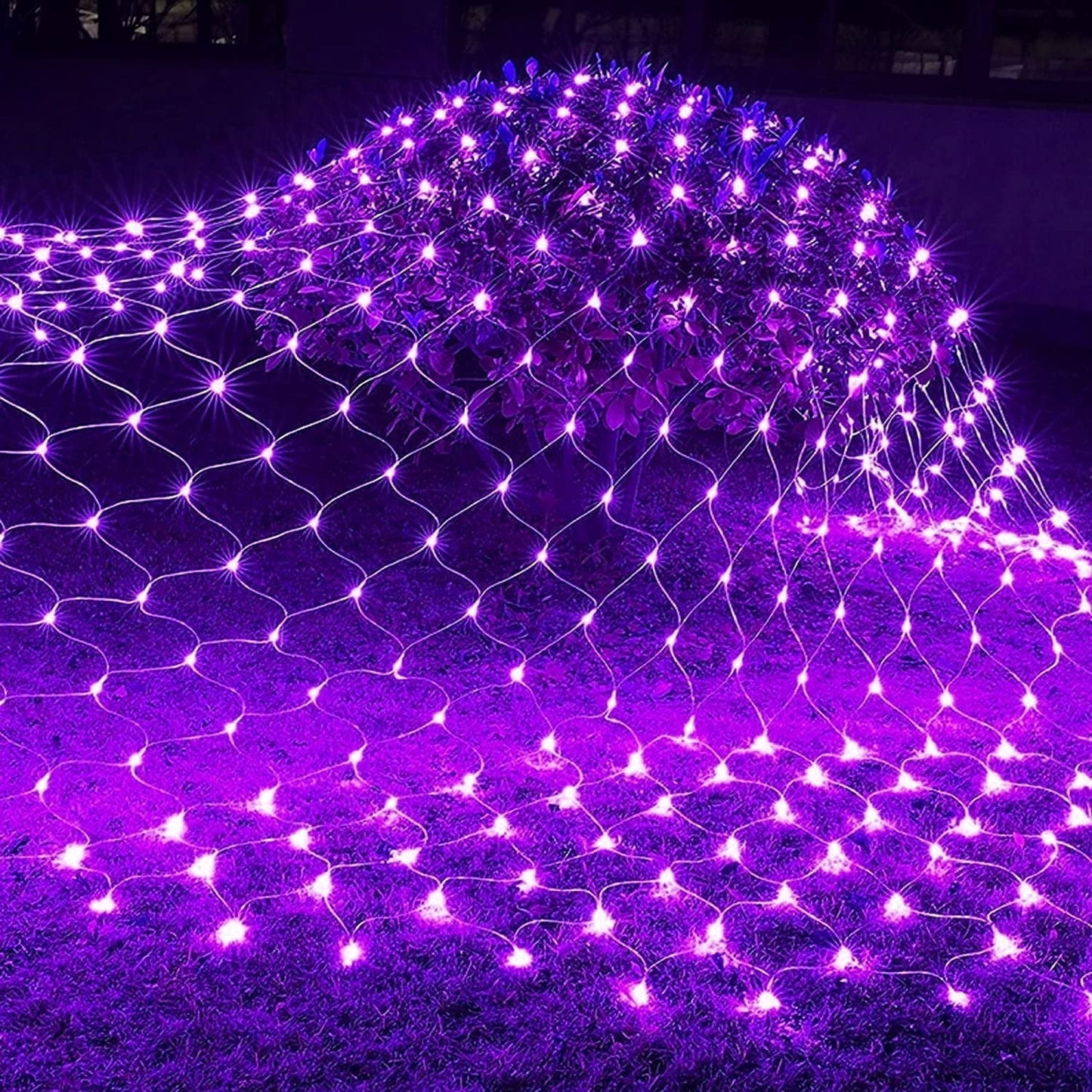 Christmas Lights, LED Christmas Net Lights Outdoor, Waterproof Christmas Net Lights, 192 LED 9.8 FT X 6.6 FT 8 Modes Plug In, Decor for Bushes Garden Party Xmas Tree