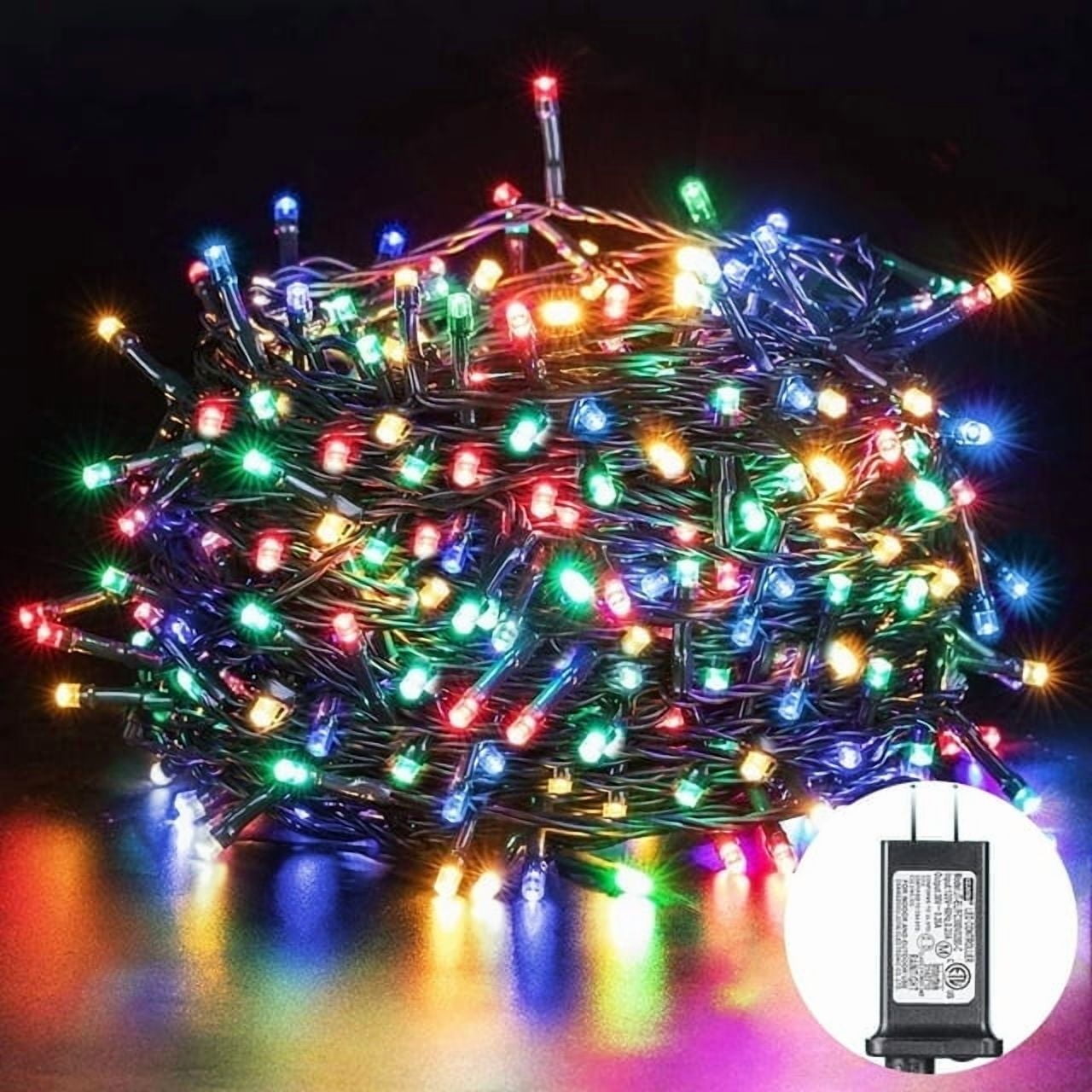 164Ft Christmas String Lights 2000LED, 8 Modes Outdoor Waterproof Christmas Tree Lights Plug in for Holiday Wedding Party Home Decor
