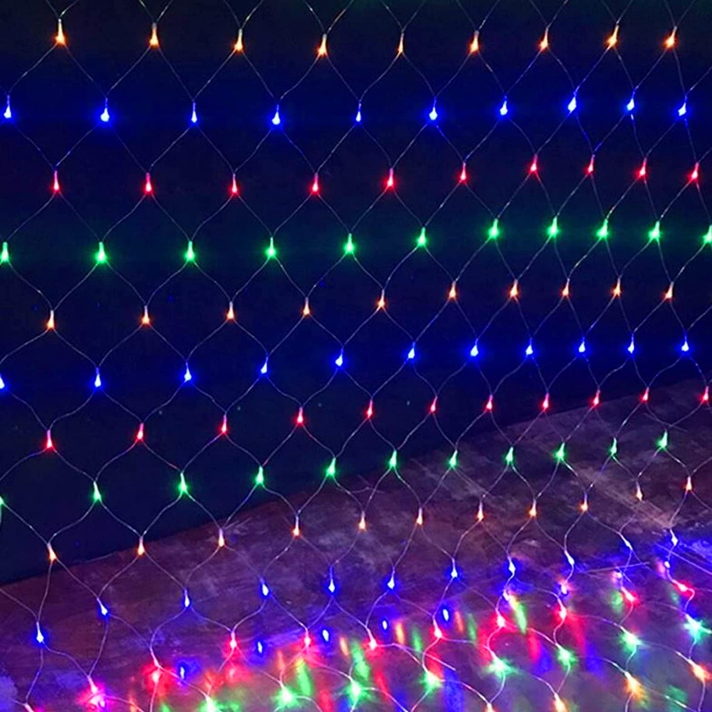 Christmas Lights, LED Christmas Net Lights Outdoor, Waterproof Christmas Net Lights, 192 LED 9.8 FT X 6.6 FT 8 Modes Plug In, Decor for Bushes Garden Party Xmas Tree