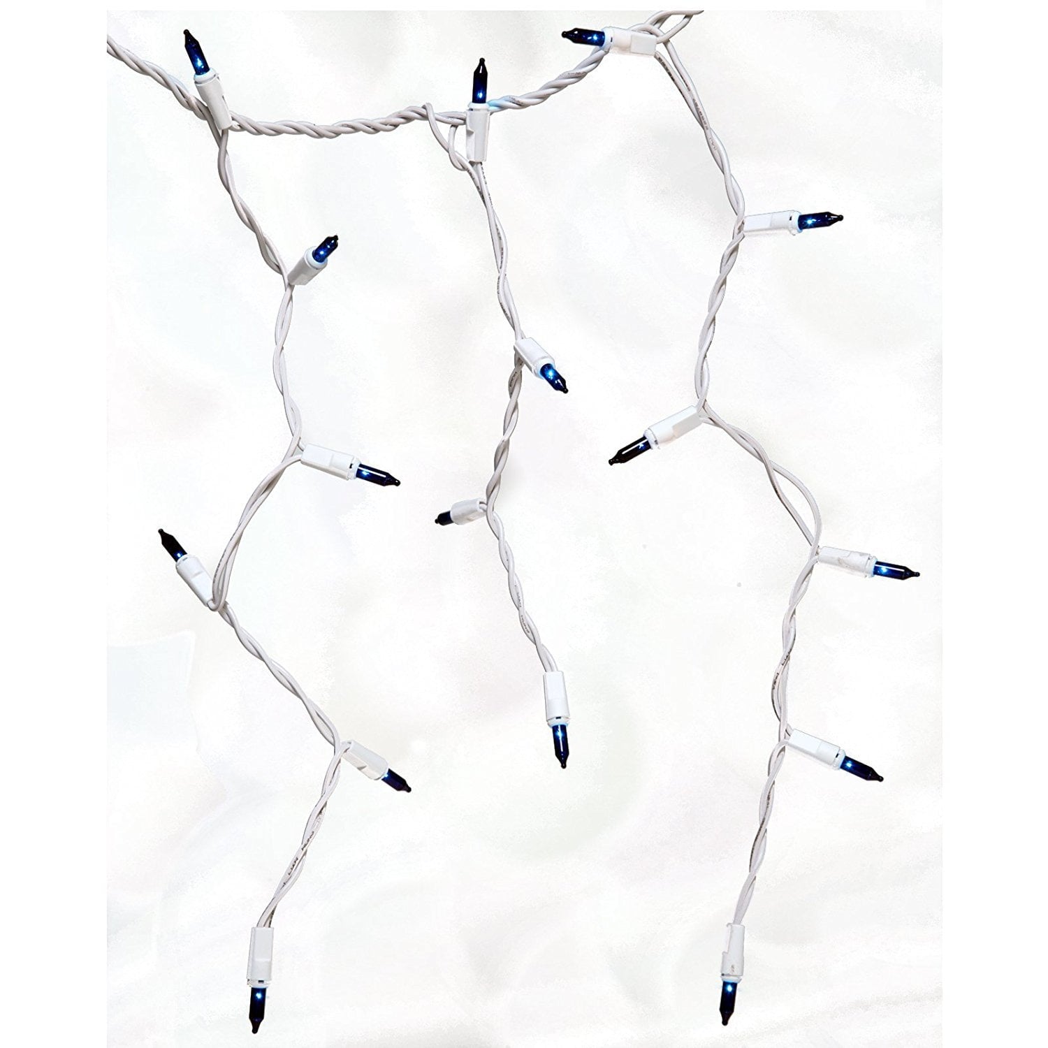 Holiday Wonderland Christmas Icicle Lights Set, Blue