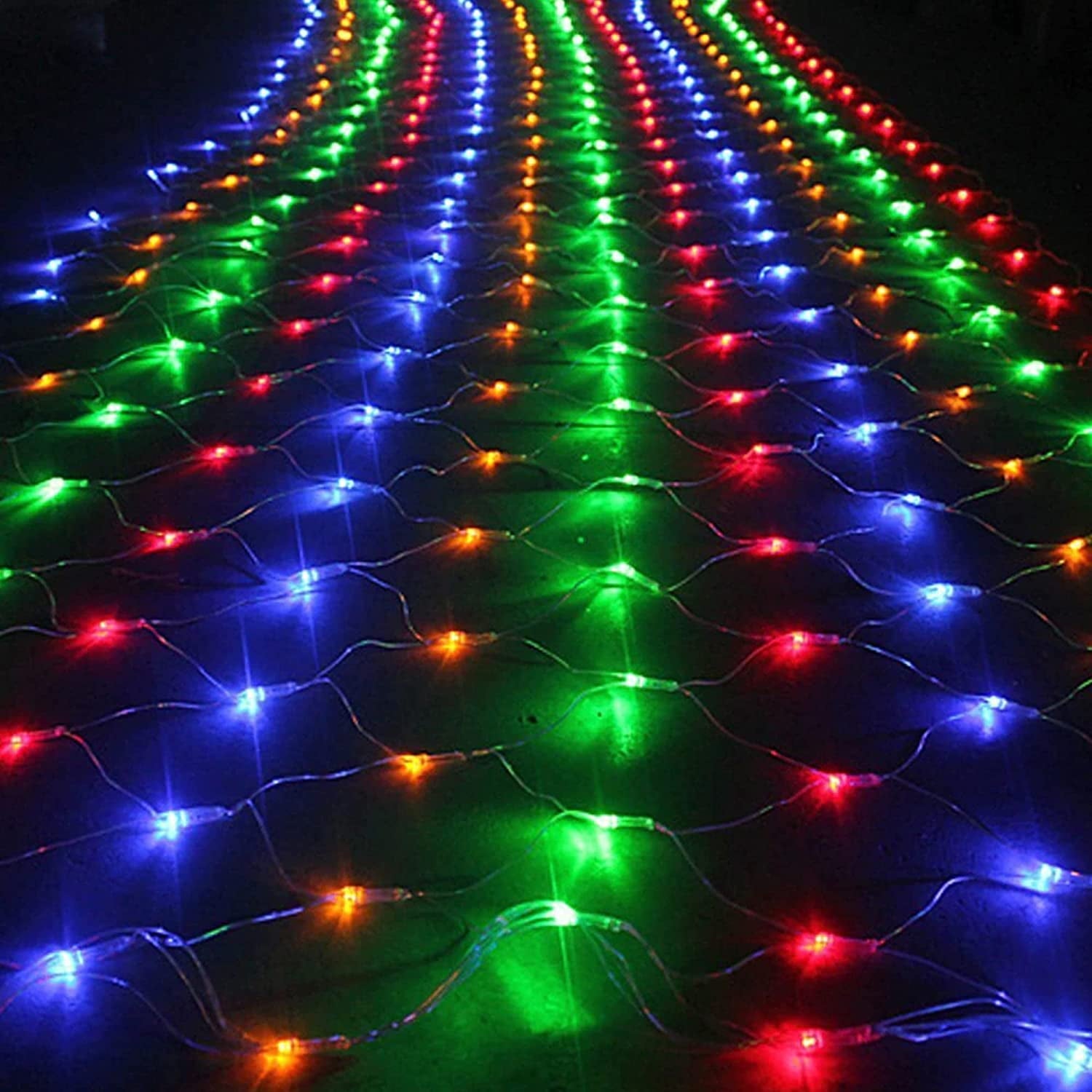 Christmas Lights, LED Christmas Net Lights Outdoor, Waterproof Christmas Net Lights, 192 LED 9.8 FT X 6.6 FT 8 Modes Plug In, Decor for Bushes Garden Party Xmas Tree